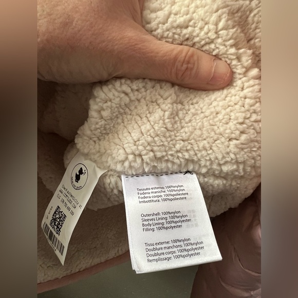 New SAVE THE DUCK Girls' Cory Hooded Jacket in Pink Size 14 - Picture 7 of 8